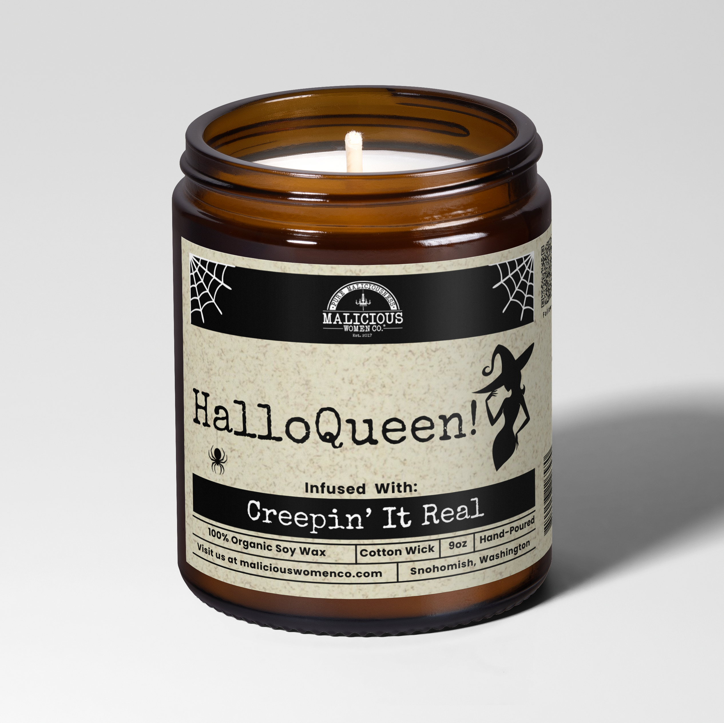 HalloQueen! 9oz Fall Candle Malicious Women Co